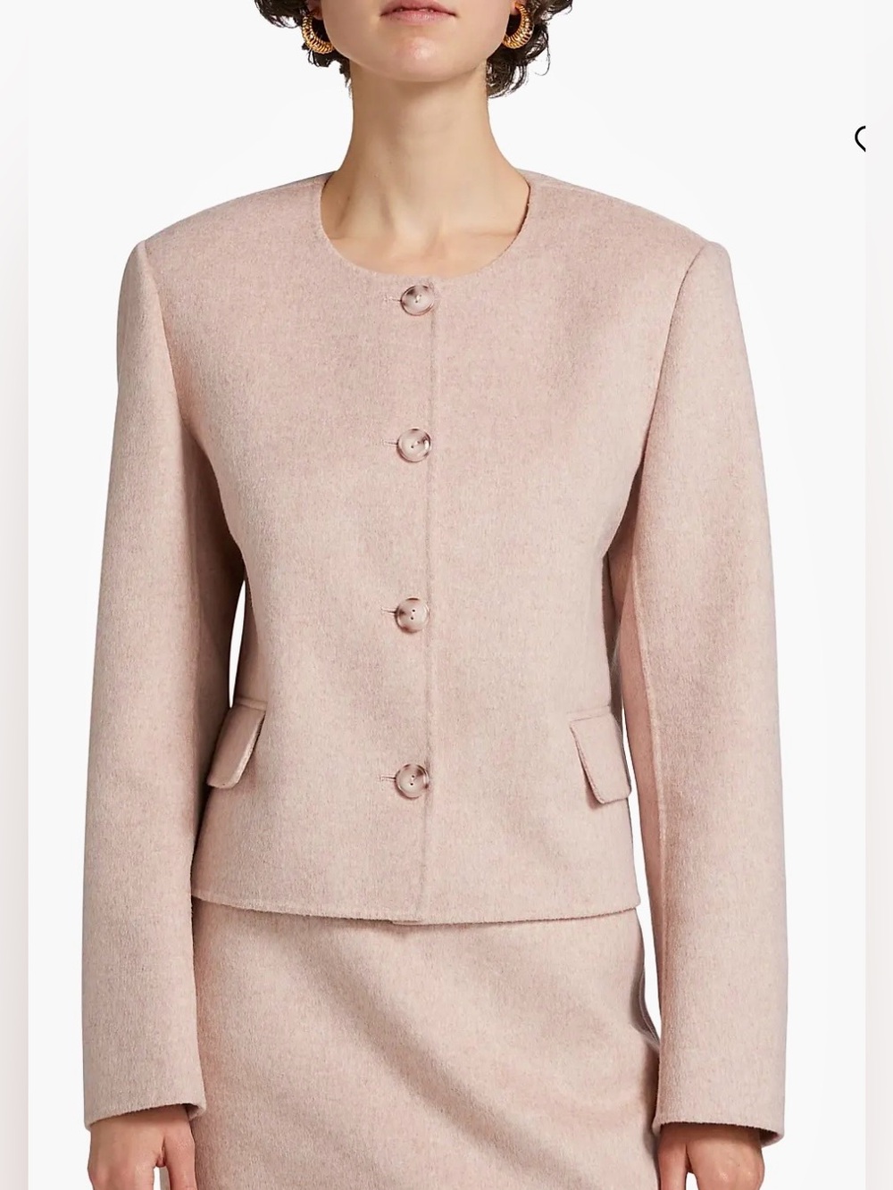 Lamarque Blush Wool Jacket